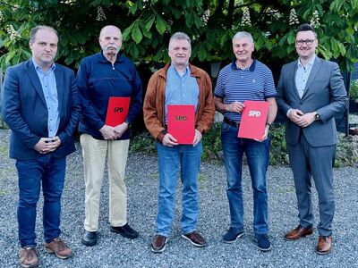 Wurden für 50 Jahre Mitgliedschaft geehrt: Heinz-Werner Enk, Hans-Otto Thomas und Michael Schlapp