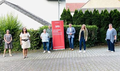 Der Vorstand v.l.n.r.: L. Ragg, H. Zensen, D. Chandoni, M. Schlapp, M. Stein, C. Haedicke, I. Marek