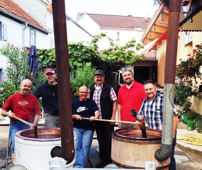 v.L. Kai Zengerling, Norman Schneider, John Fassig, Michael Schaller, Hans-Dirk Nies und Frank Bellmann